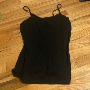 black tank top